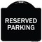 Signmission Reserved Parking Bright Yellow Heavy-Gauge Aluminum Architectural Sign, 18" x 18", BW-1818-22991 A-DES-BW-1818-22991 - alternate 1